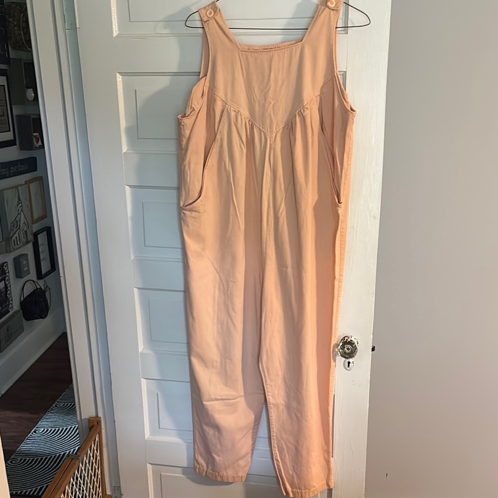 Vintage Peach Jumpsuit/Overalls